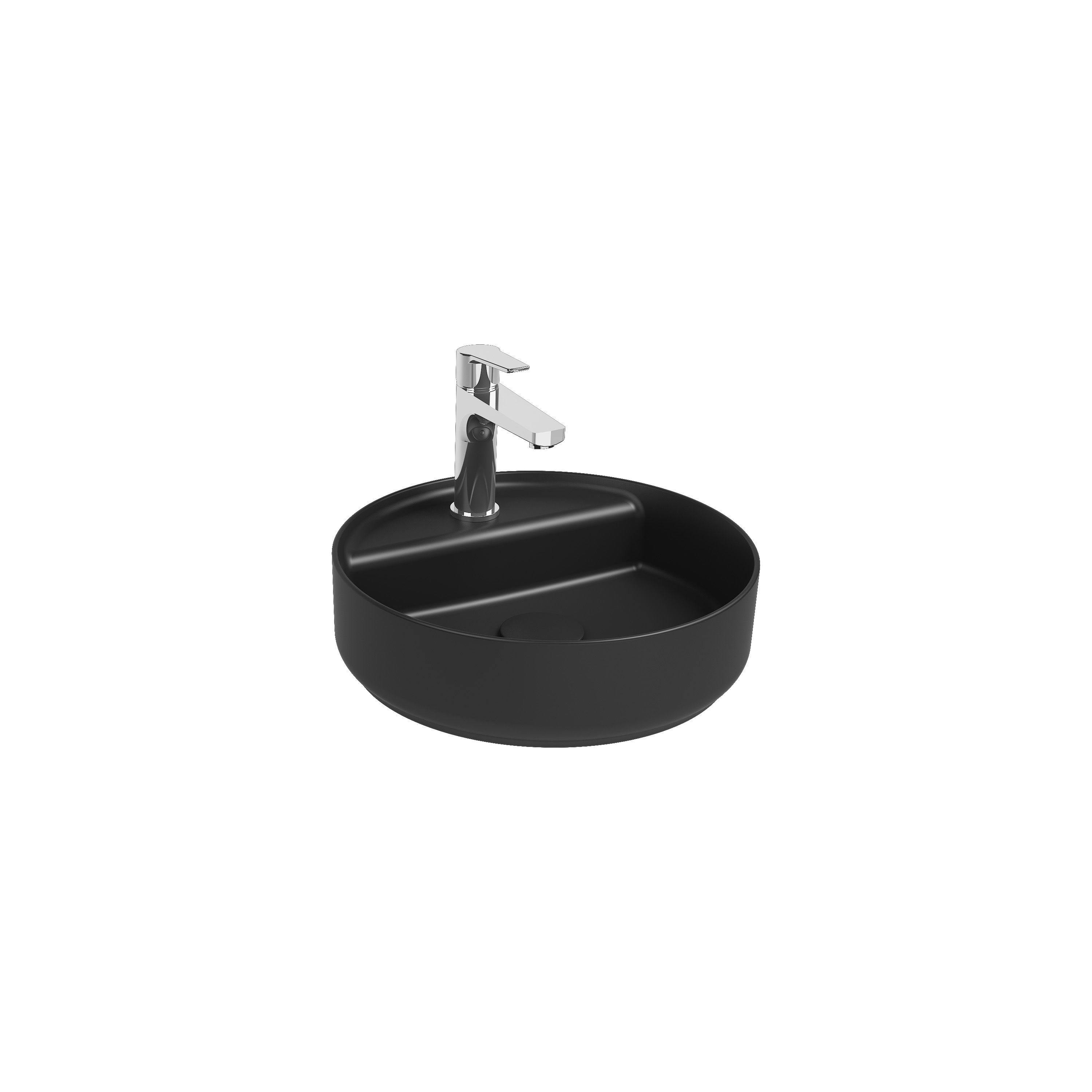 Infinity Countertop Washbasin 17’’ Black