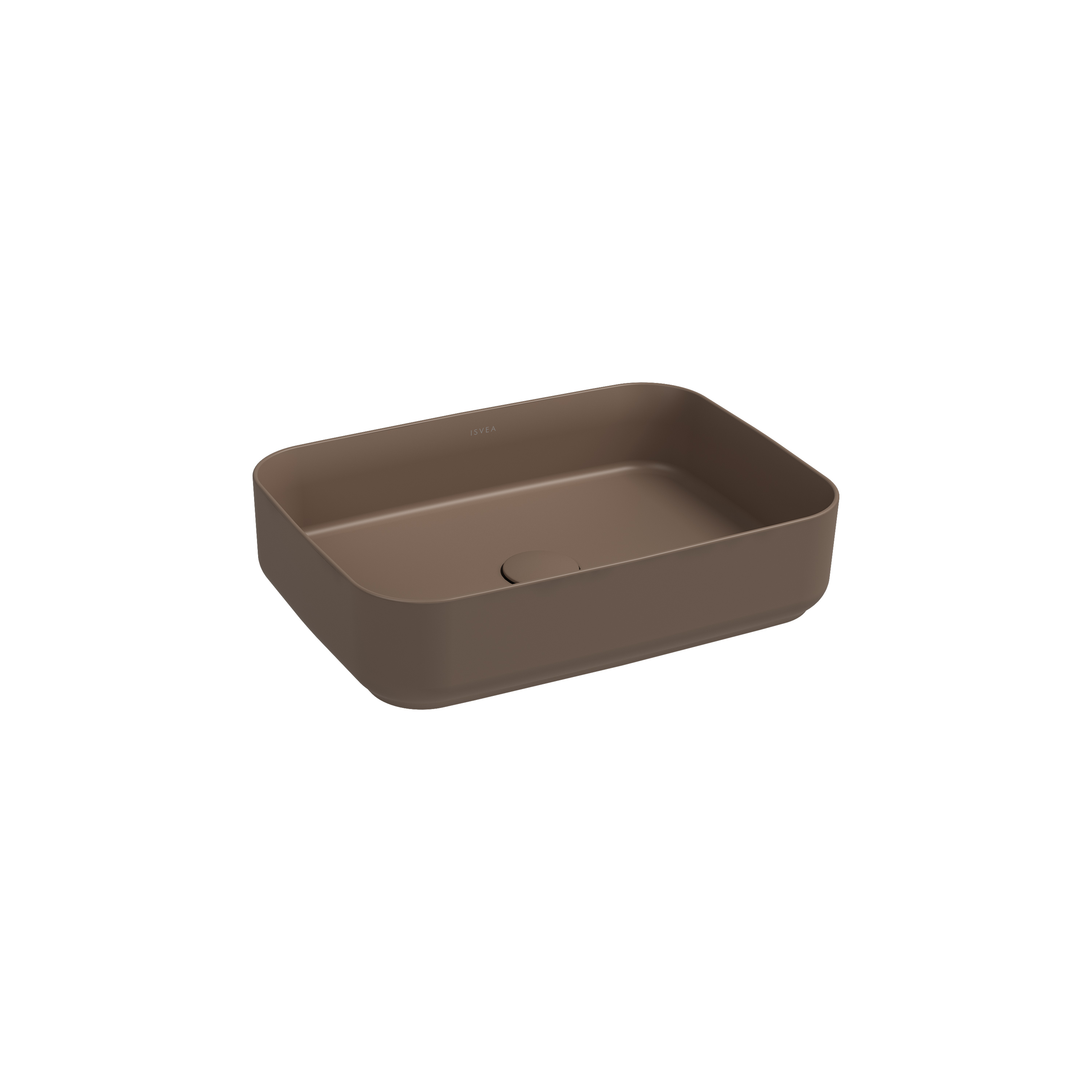 Infinity Countertop Washbasin 50 cm Taupe